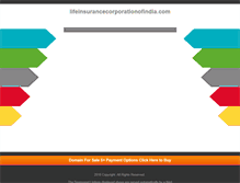 Tablet Screenshot of lifeinsurancecorporationofindia.com